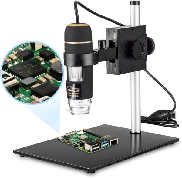 Microscopio de mano UTP200X003MP AmScope