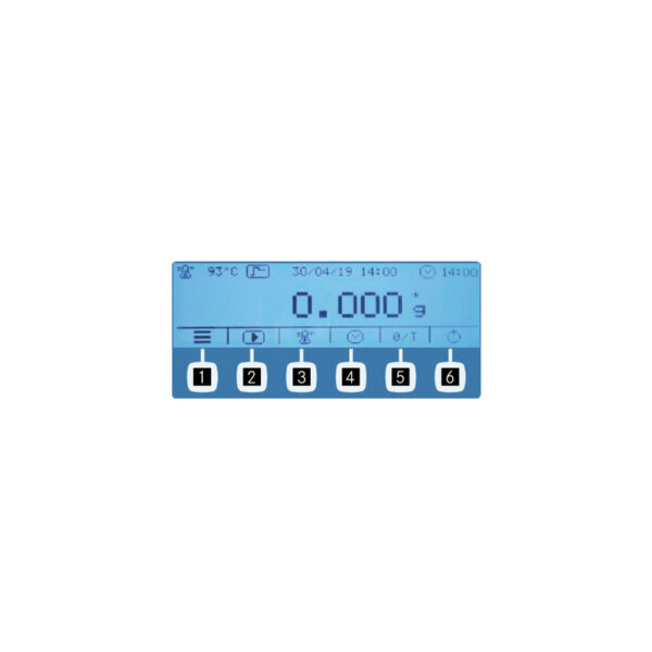 Determinador de humedad DLB 160-3A110V KERN - Imagen 5