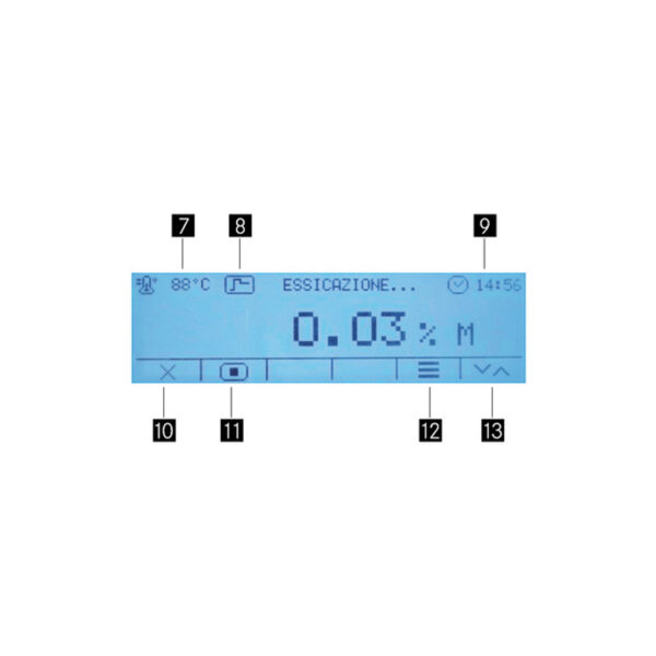 Determinador de humedad DLB 160-3A110V KERN - Imagen 4