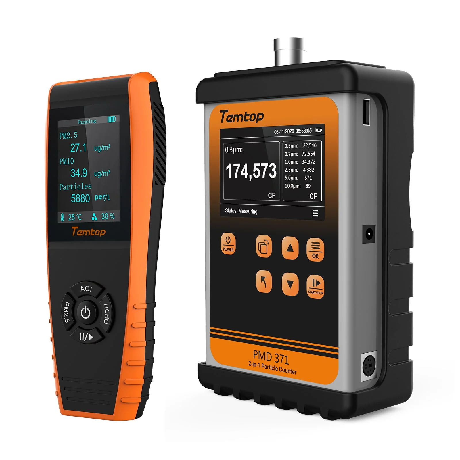 Contador de partículas de aire TEMTOP PMD 371 - Imagen 3